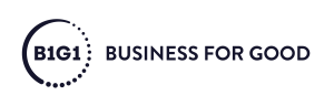 B1G1 Logo_B1G1 dark B1G1 logo – Business for Good initiative supporting global impact projects