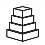 Icon of stacked blocks symbolizing hygiene management building blocks